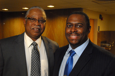 Henry Frierson and Sherick Hughes (Ph.D. '03)