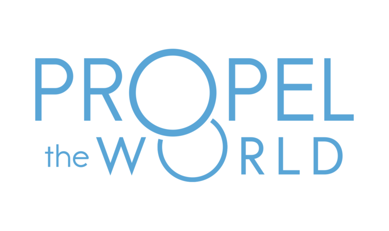 propel the world logotype