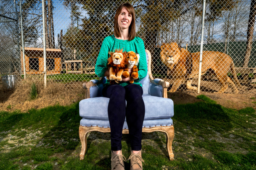 Jordan McNeill at the Animal Park