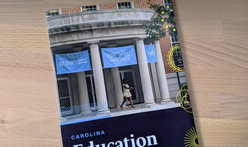 Cover of Carolina Education mailer