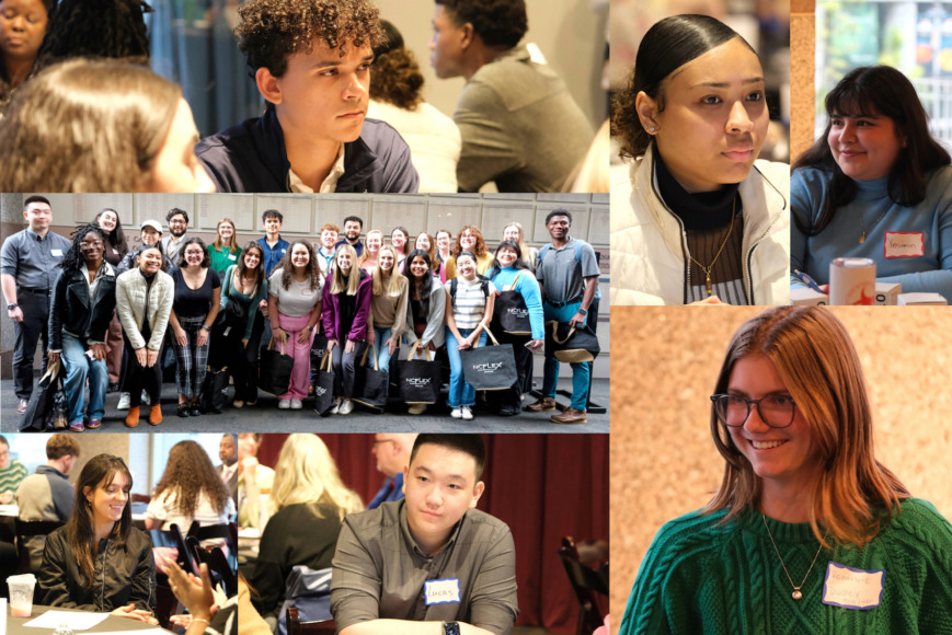 Collage of HOLD students at the Career Trek
