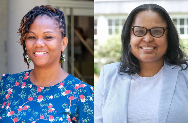 Image of Jemilia Davis, Ph.D. (left) and Helyne Frederick, Ph.D. (right)