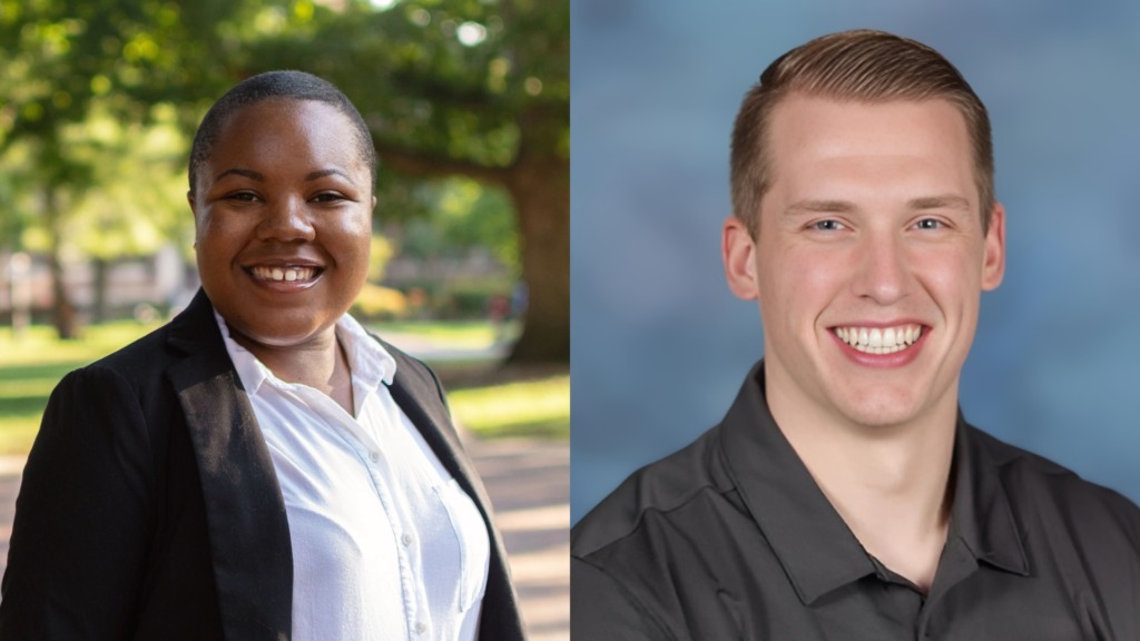 Tia Byers (left) and Darren Williams (right)