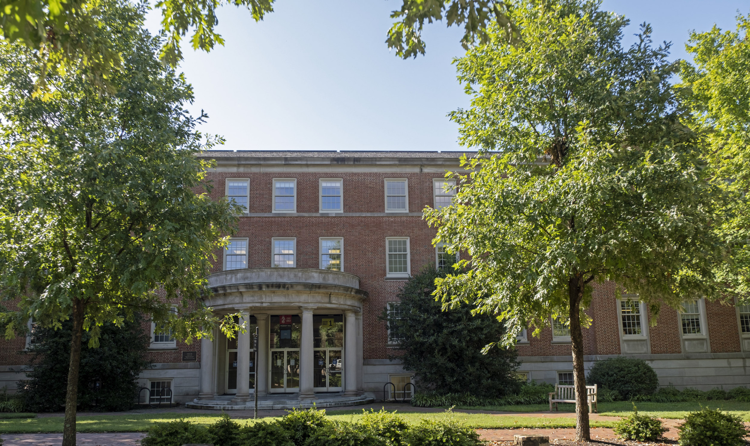 Peabody Hall on the campus of the University of North Carolina at Chapel Hill.