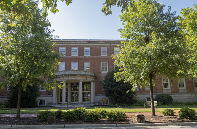 Peabody Hall on the campus of the University of North Carolina at Chapel Hill.