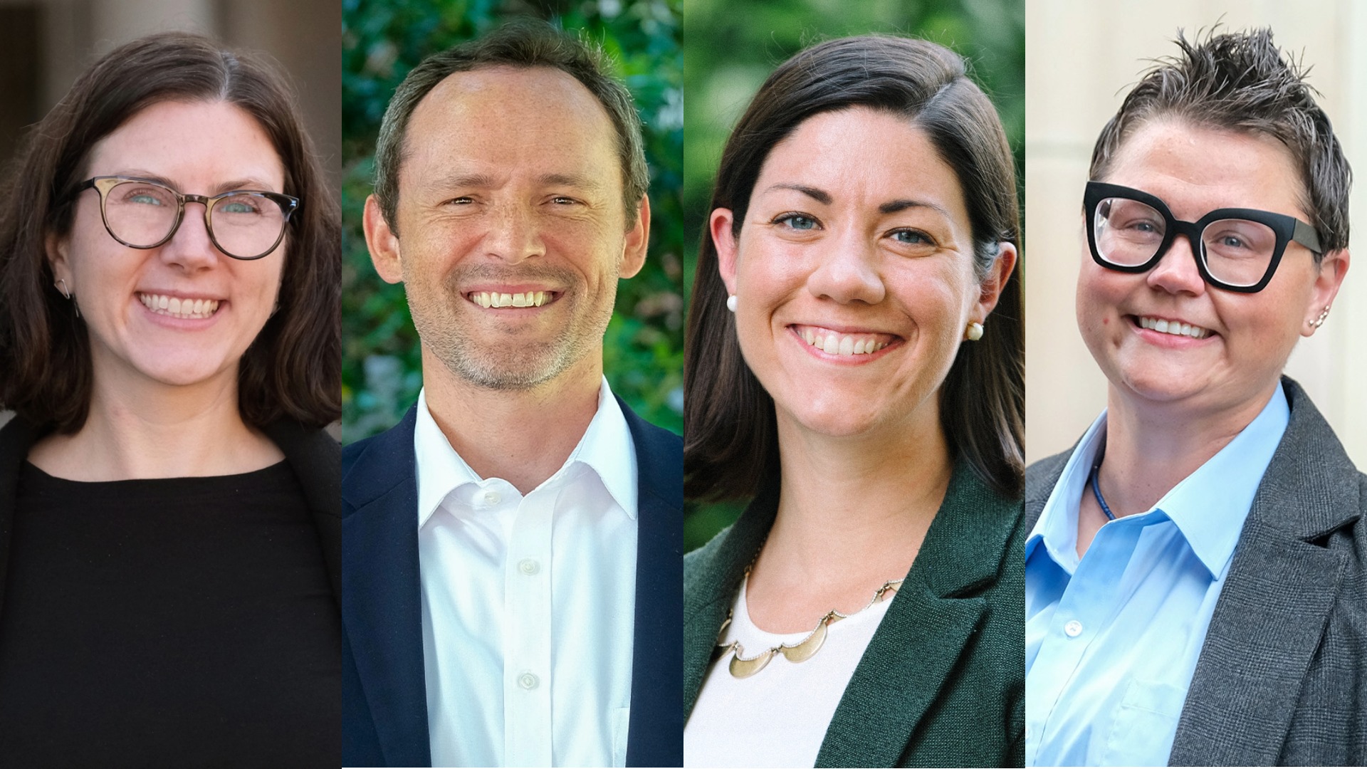 Courtney Hattan, Ph.D., Todd Jensen, Ph.D., Katie Leech, Ph.D., Stephanie Anne Shelton, Ph.D. (left to right)