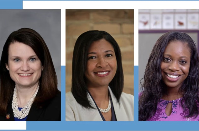 (L-R) Ashton Clemmons, Kathlene Holmes Campbell and Whitney Maxwell.