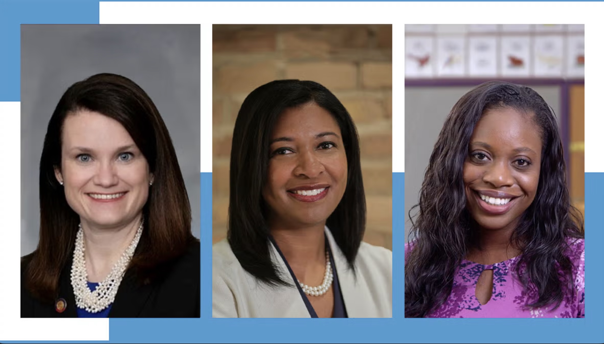 (L-R) Ashton Clemmons, Kathlene Holmes Campbell and Whitney Maxwell.