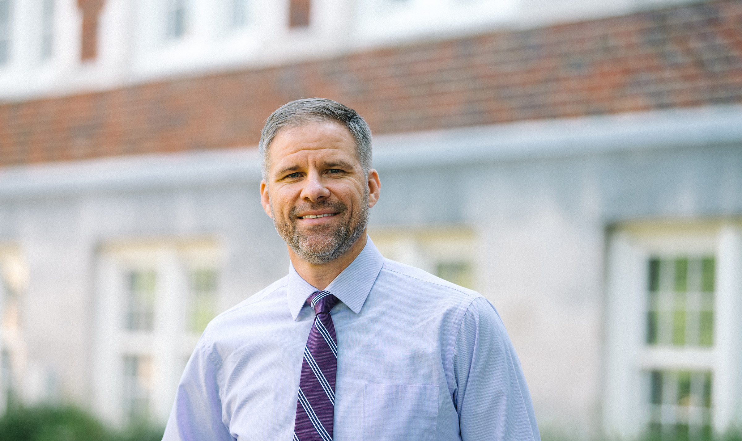 Portrait of Troy Sadler on the campus of the University of North Carolina at Chapel Hill