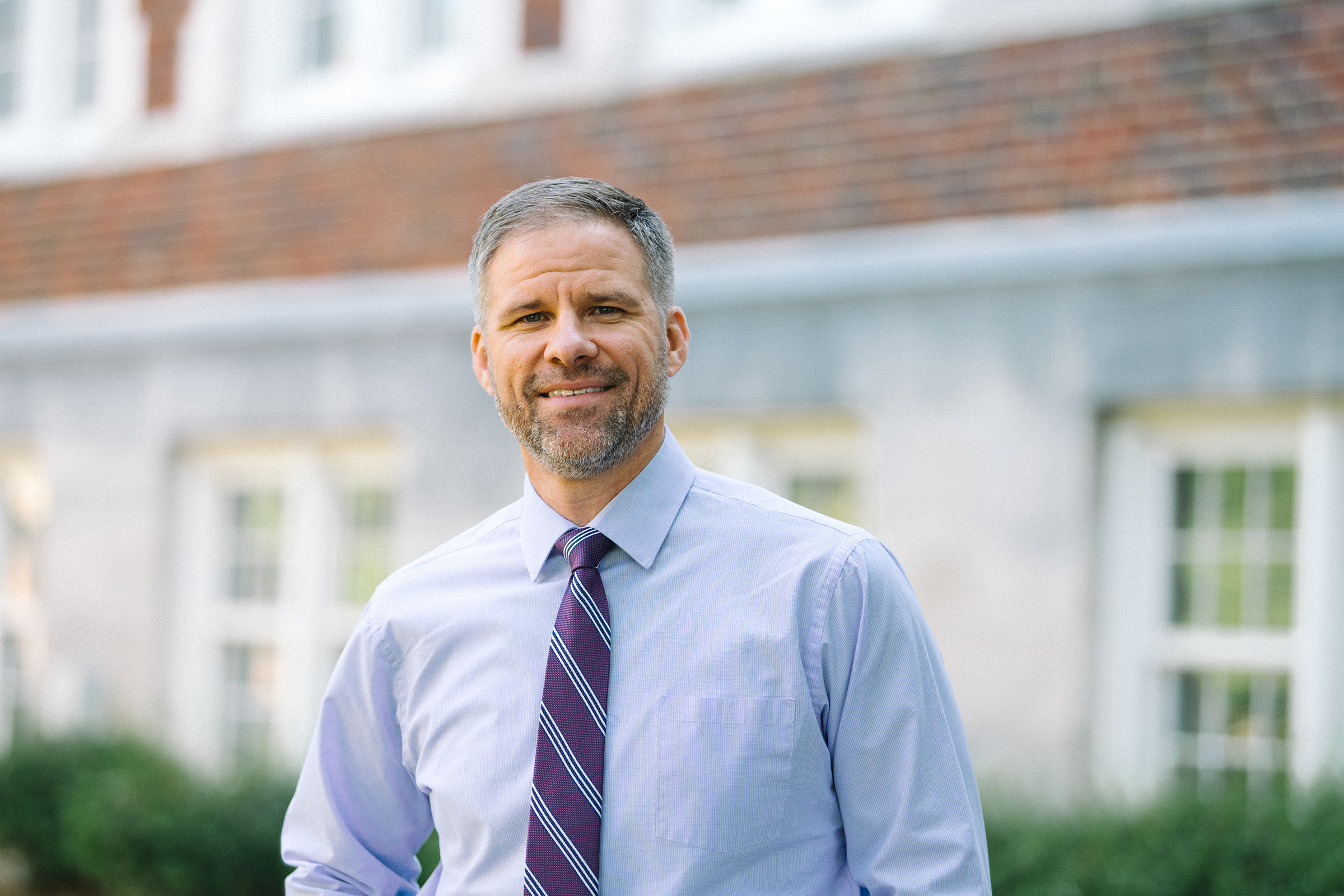 Portrait of Troy Sadler on the campus of the University of North Carolina at Chapel Hill