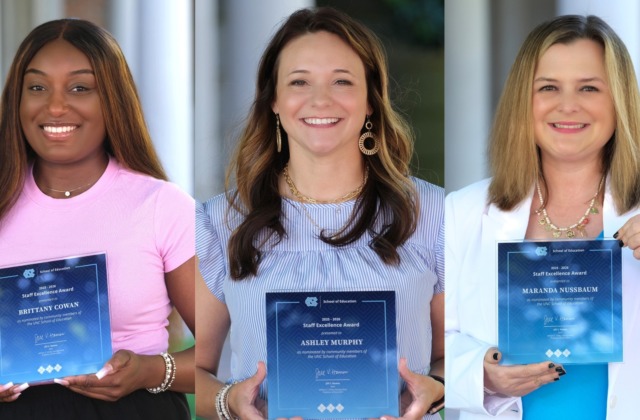 Brittany Cowan, Ashley Murphy, and Maranda Nussbaum (left to right)