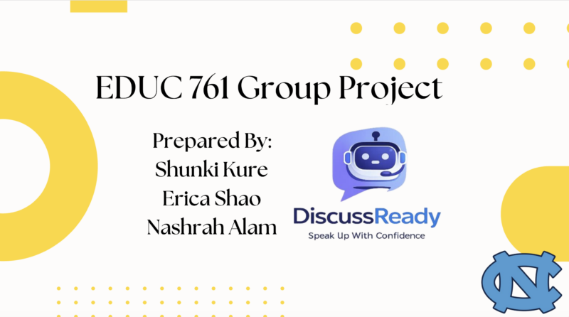 Presentation slide for "DiscussReady"