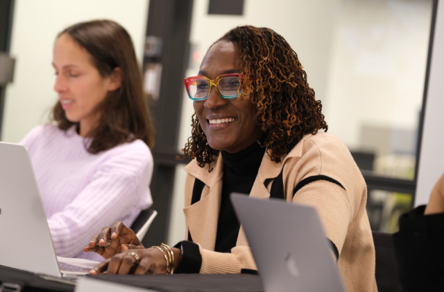 Image of Dionne Cross Francis with doctoral students